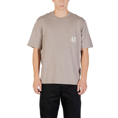 Armani Exchange Brown Cotton Sportswear Armani Exchange