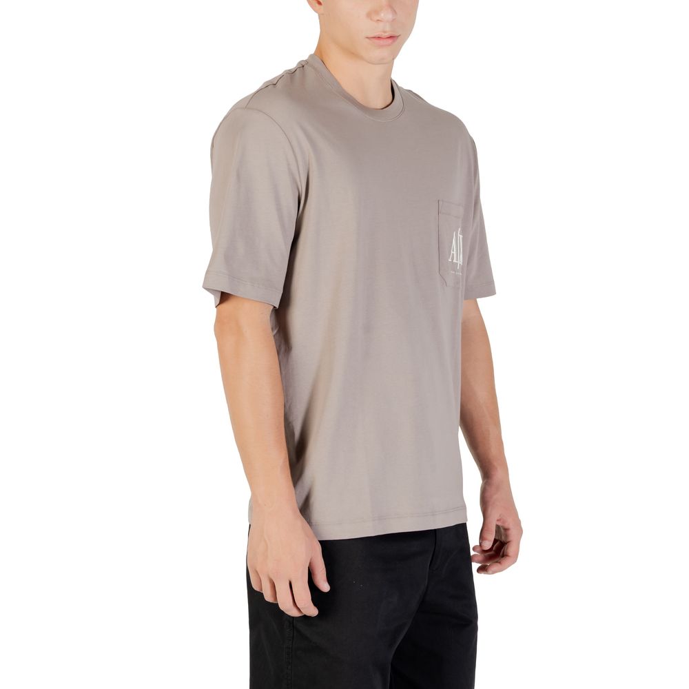 Armani Exchange Brown Cotton Sportswear Armani Exchange