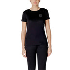 Armani Exchange Black Cotton T-Shirt Armani Exchange