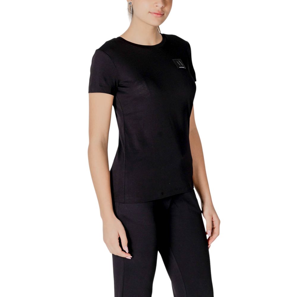 Armani Exchange Black Cotton T-Shirt Armani Exchange