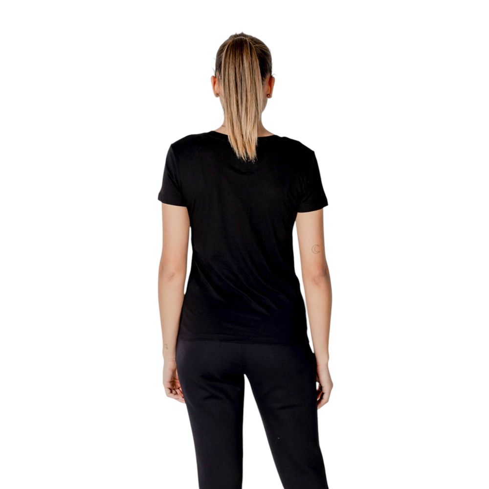 Armani Exchange Black Cotton T-Shirt Armani Exchange
