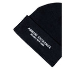 Armani Exchange Black Polyester Cap (Baseball Hat) Armani Exchange