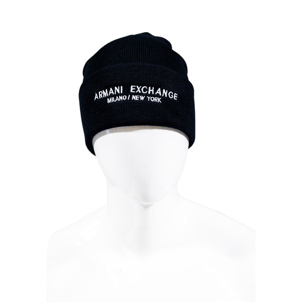 Armani Exchange Blue Polyester Cap (Baseball Hat) Armani Exchange