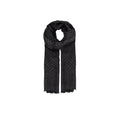 Armani Exchange Black Viscose Scarf Armani Exchange