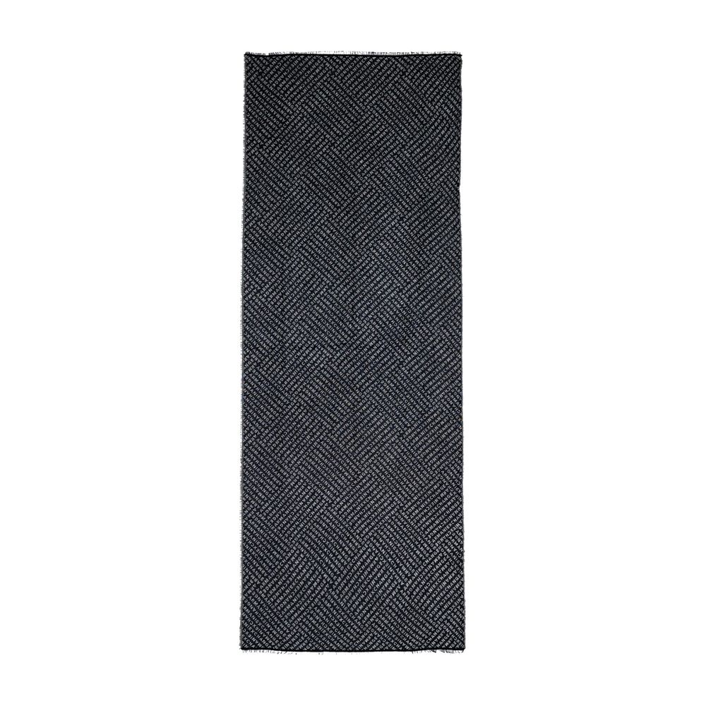 Armani Exchange Blue Viscose Scarf Armani Exchange