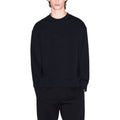Armani Exchange Black Cotton Sweatshirt Armani Exchange