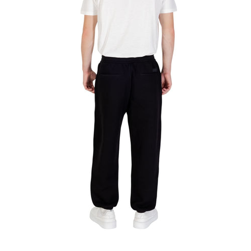 Armani Exchange Black Cotton Joggers (Workout Pants) Armani Exchange