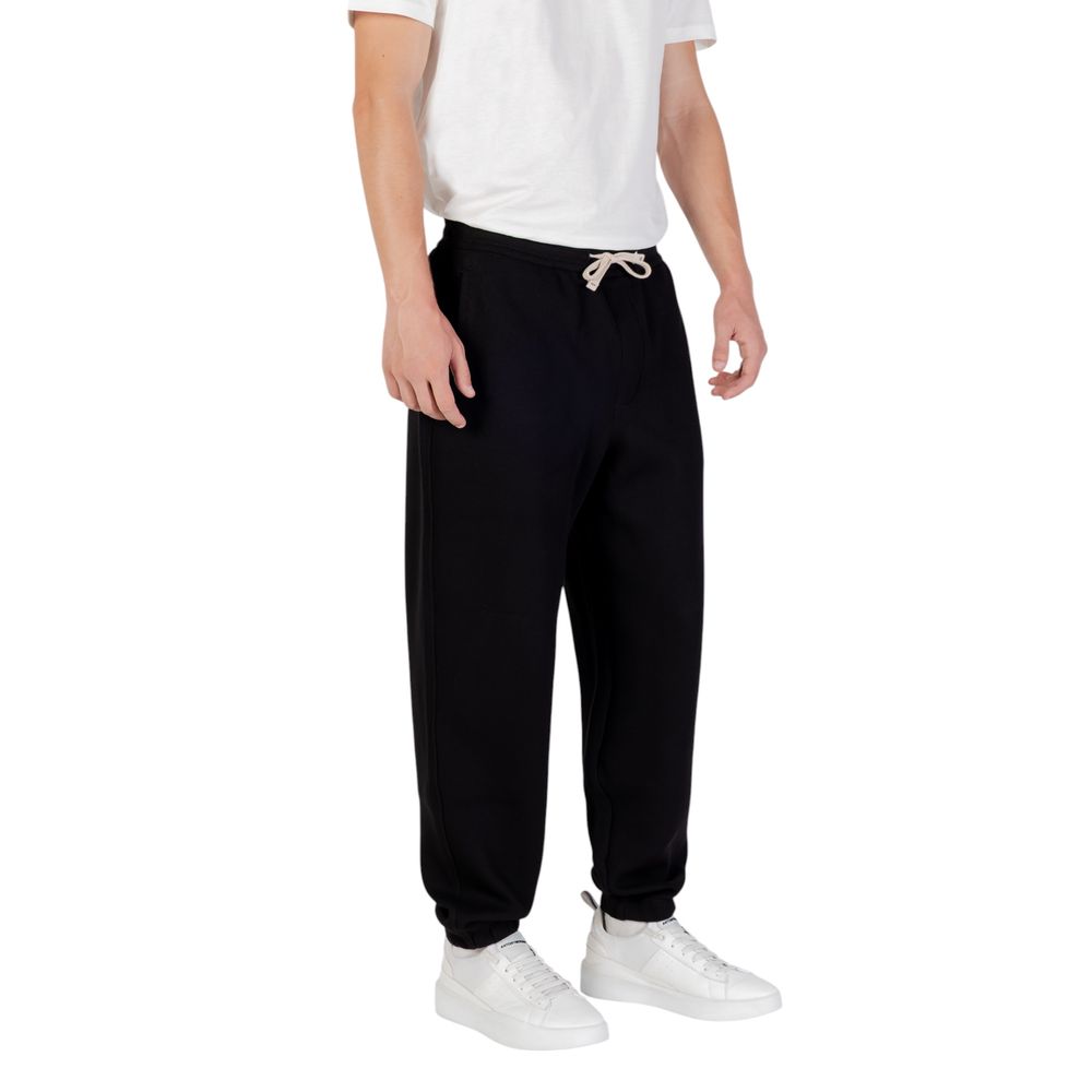 Armani Exchange Black Cotton Joggers (Workout Pants) Armani Exchange