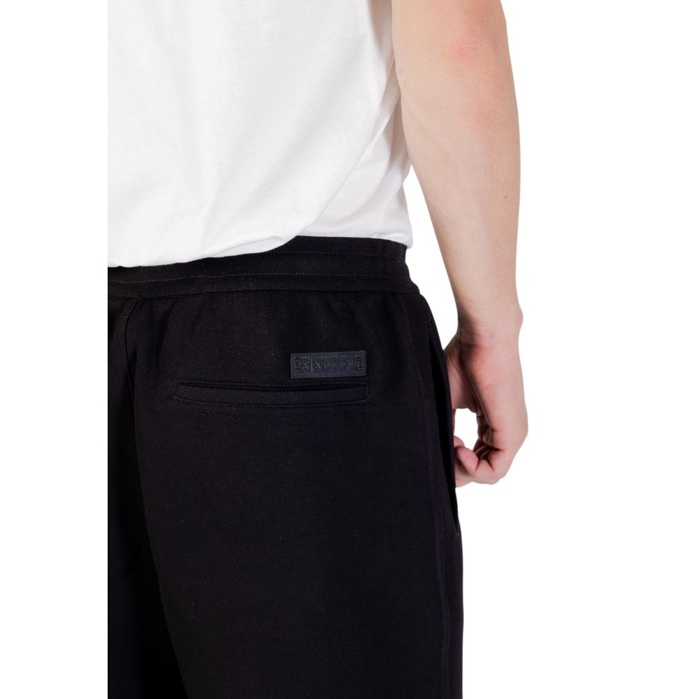 Armani Exchange Black Cotton Joggers (Workout Pants) Armani Exchange