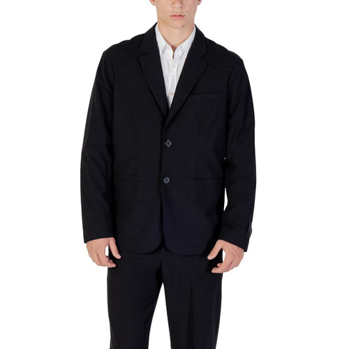 Armani Exchange Black Lyocell Blazer Armani Exchange