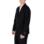 Armani Exchange Black Lyocell Blazer Armani Exchange