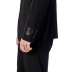 Armani Exchange Black Lyocell Blazer Armani Exchange