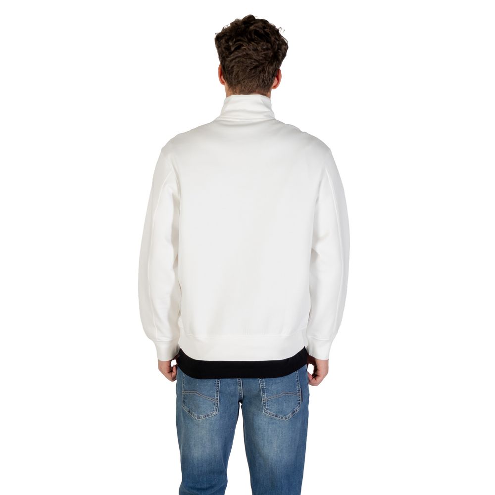 Armani Exchange Cream Cotton Sweatshirt Armani Exchange