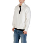 Armani Exchange Cream Cotton Sweatshirt Armani Exchange