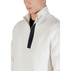 Armani Exchange Cream Cotton Sweatshirt Armani Exchange