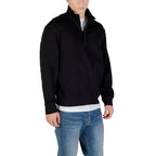 Armani Exchange Black Cotton Sweatshirt Armani Exchange