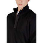Armani Exchange Black Cotton Sweatshirt Armani Exchange