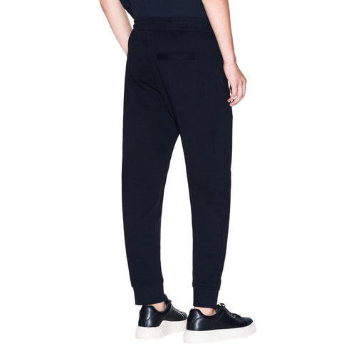 Armani Exchange Blue Cotton Joggers (Workout Pants) Armani Exchange