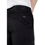 Armani Exchange Black Cotton Skinny Pants Armani Exchange