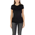 Armani Exchange Black Cotton T-Shirt Armani Exchange