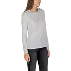 Armani Exchange White Cotton Long Sleeve T-Shirt Armani Exchange