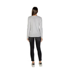 Armani Exchange White Cotton Long Sleeve T-Shirt Armani Exchange