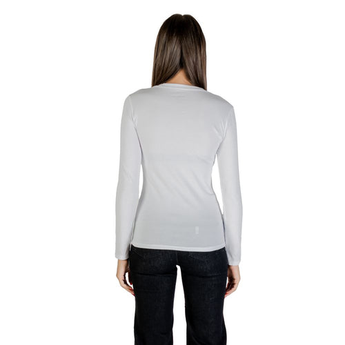 Armani Exchange White Cotton T-Shirt Armani Exchange