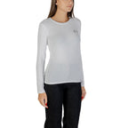 Armani Exchange White Cotton T-Shirt Armani Exchange
