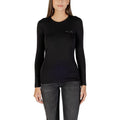 Armani Exchange Black Cotton T-Shirt Armani Exchange