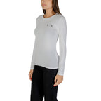 Armani Exchange White Cotton T-Shirt Armani Exchange