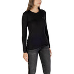 Armani Exchange Black Cotton T-Shirt Armani Exchange