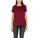 Armani Exchange Bordeaux Cotton T-Shirt Armani Exchange