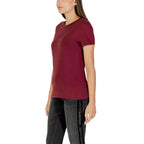 Armani Exchange Bordeaux Cotton T-Shirt Armani Exchange