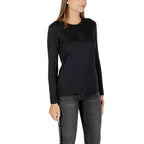 Armani Exchange Black Cotton Long Sleeve T-Shirt Armani Exchange