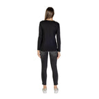 Armani Exchange Black Cotton Long Sleeve T-Shirt Armani Exchange