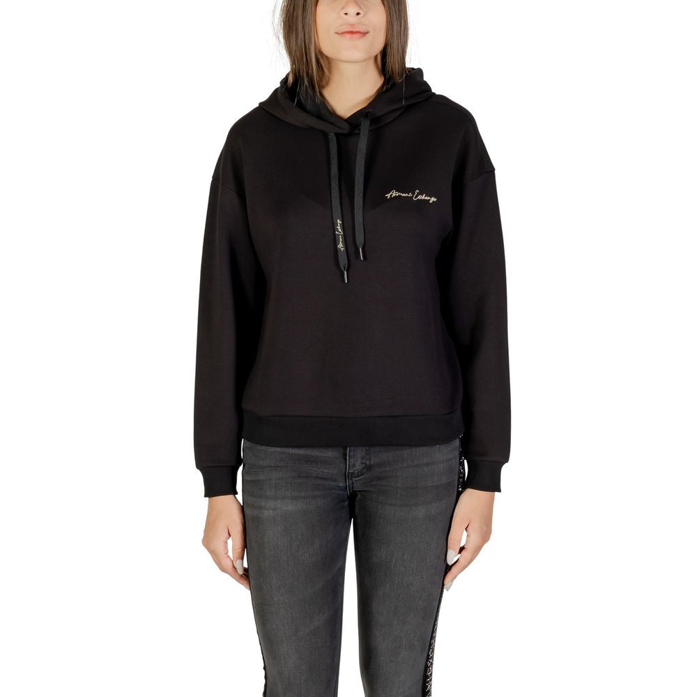 Armani Exchange Bicolor Viscose Hoodie Armani Exchange