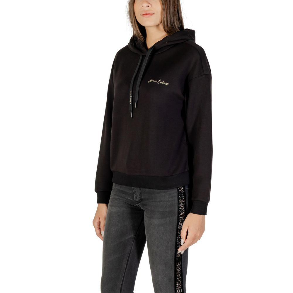 Armani Exchange Bicolor Viscose Hoodie Armani Exchange