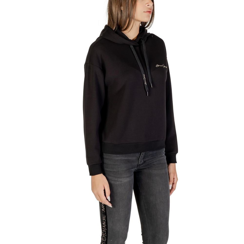 Armani Exchange Bicolor Viscose Hoodie Armani Exchange
