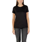 Armani Exchange Black Cotton T-Shirt Armani Exchange