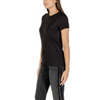 Armani Exchange Black Cotton T-Shirt Armani Exchange