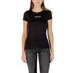 Armani Exchange Black Cotton T-Shirt Armani Exchange