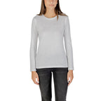 Armani Exchange White Cotton Long Sleeve T-Shirt Armani Exchange