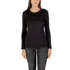 Armani Exchange Black Cotton Long Sleeve T-Shirt Armani Exchange
