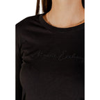 Armani Exchange Black Cotton Long Sleeve T-Shirt Armani Exchange