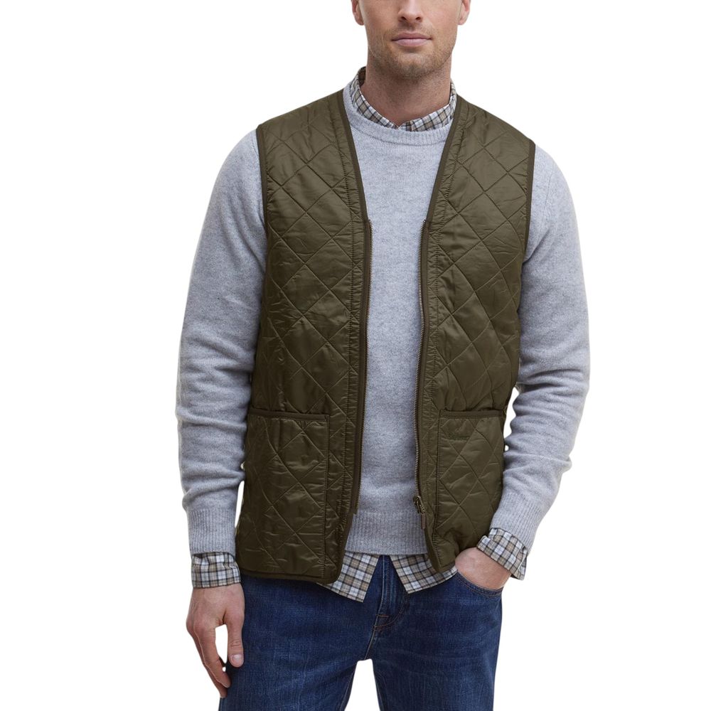 Barbour Green Polyamide Sleveless Jacket Barbour