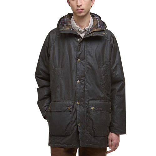 Barbour Green Cotton Parka Barbour