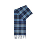 Barbour Blue Wool Scarf Barbour