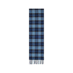 Barbour Blue Wool Scarf Barbour