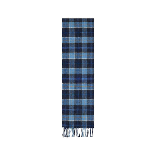 Barbour Blue Wool Scarf Barbour