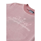 Diesel Pink Viscose Sweatshirt Diesel